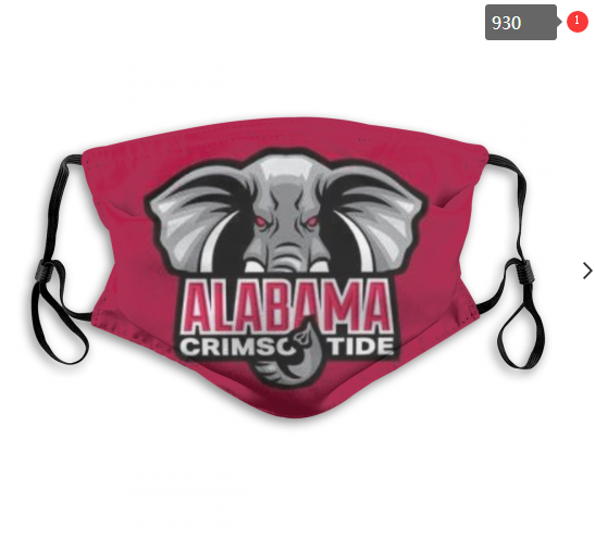NCAA Alabama Crimson Tide #8 Dust mask with filter->ncaa dust mask->Sports Accessory